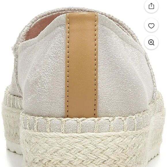 New Dr. Scholl's Oyster Gray Comfortable Espadrille Slip-On Women's Size 8.5 - Picture 3 of 5